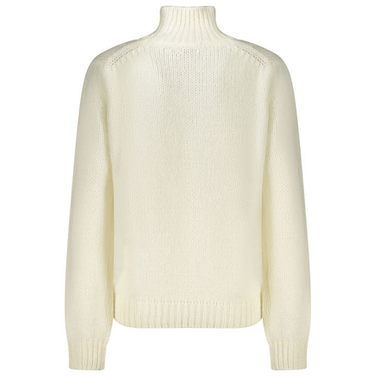 K-WAY White Wool Women Sweater