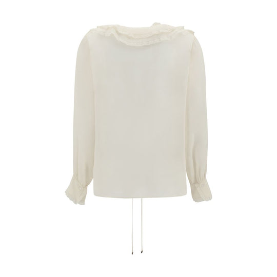 Chloé Silk Blouse with pleated details