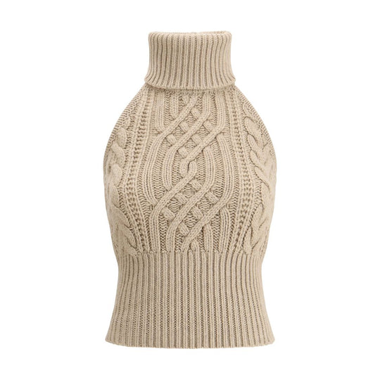 Magda Butrym Braided Turtleneck Top