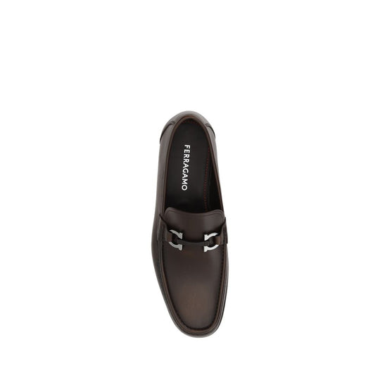 Ferragamo Ornamento Gancini Loafers