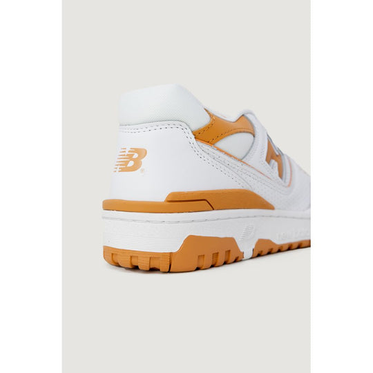 New Balance Orange Synthetic Leather Sneaker