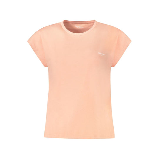 Pepe Jeans Pink Cotton Women T-Shirt