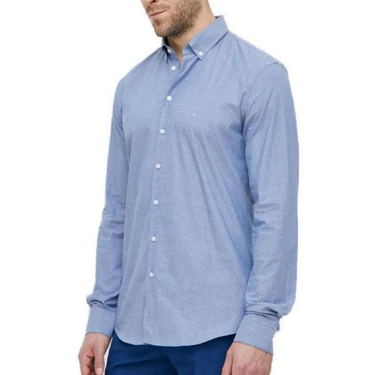 Calvin Klein Light Blue Cotton Shirt