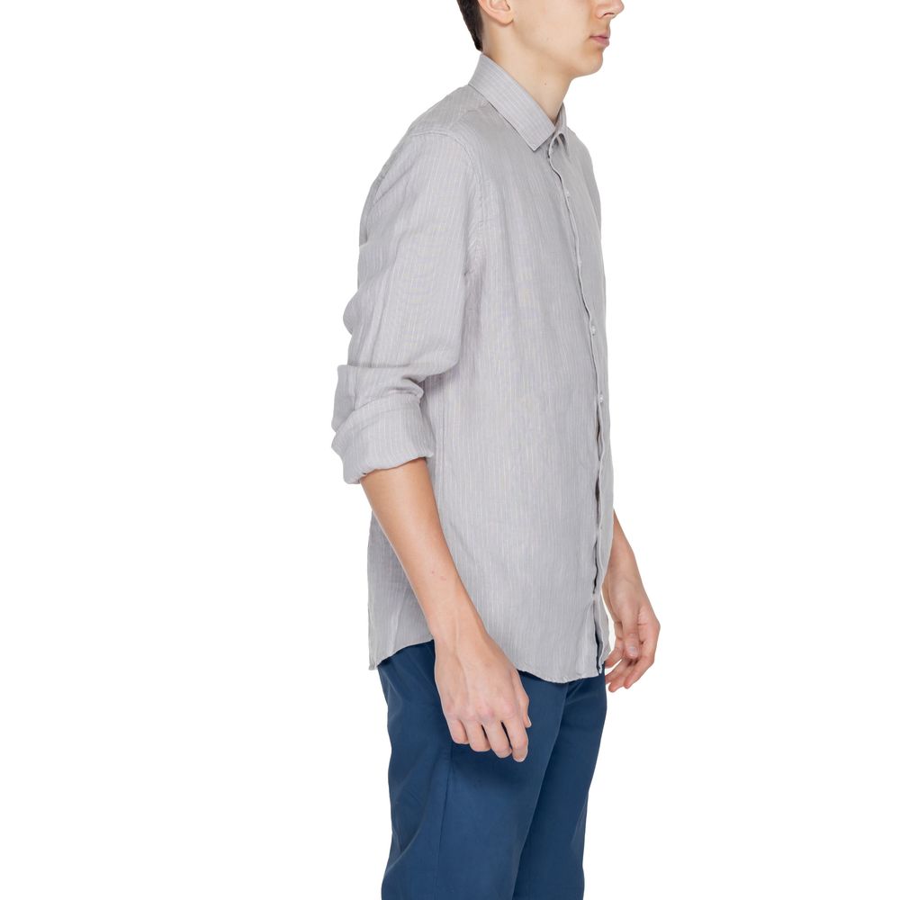 Calvin Klein Beige Linen Shirt - ACCEXO