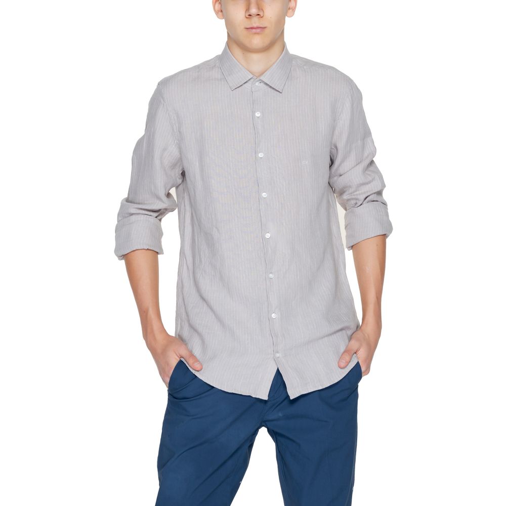 Calvin Klein Beige Linen Shirt - ACCEXO