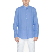 Calvin Klein Blue Linen Shirt