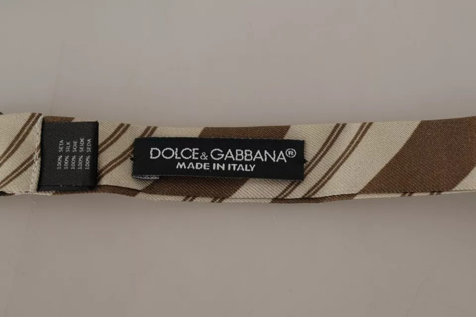 Dolce & Gabbana Multicolor Patterned Adjustable Neck Bow Tie Men - ACCEXO