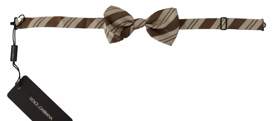 Dolce & Gabbana Multicolor Patterned Adjustable Neck Bow Tie Men - ACCEXO