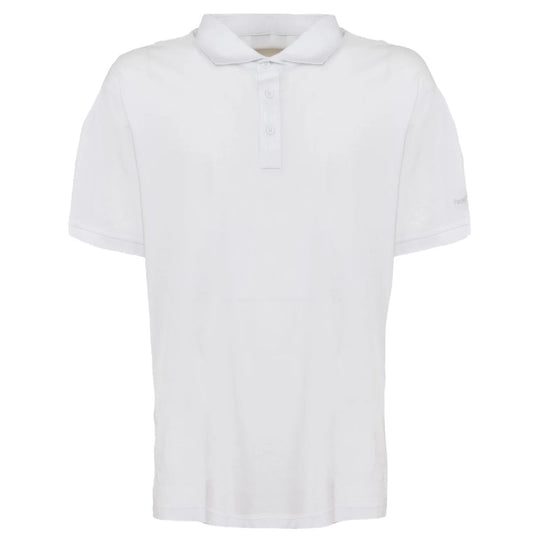 People Of Shibuya White Cotton Polo Shirt