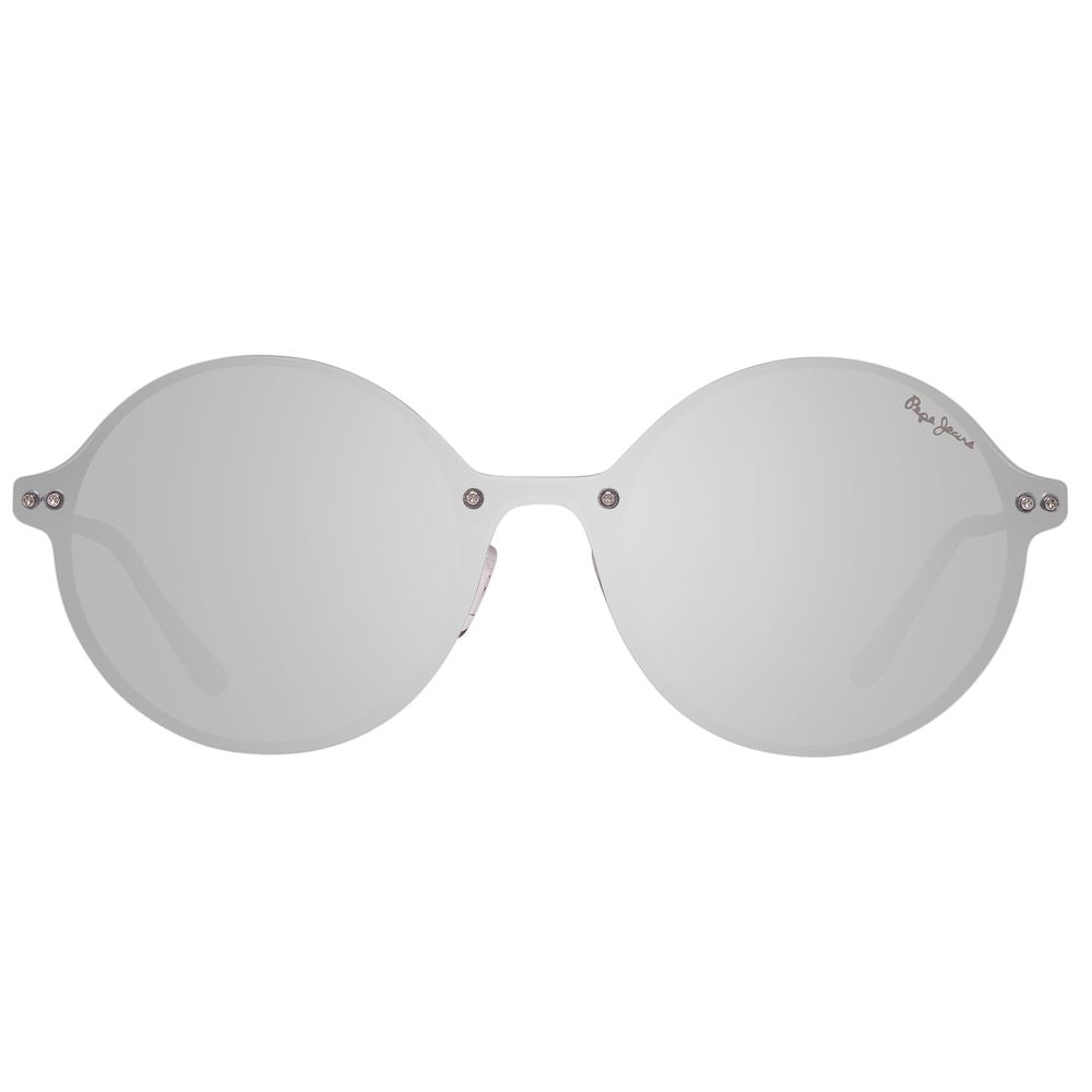 Pepe Jeans Silver Metal Sunglasses