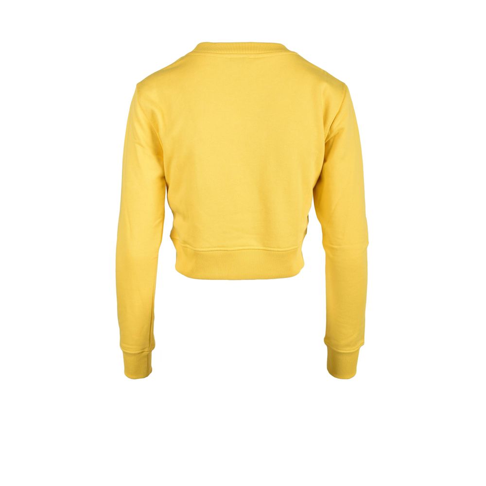 Diesel Yellow Cotton Sweater