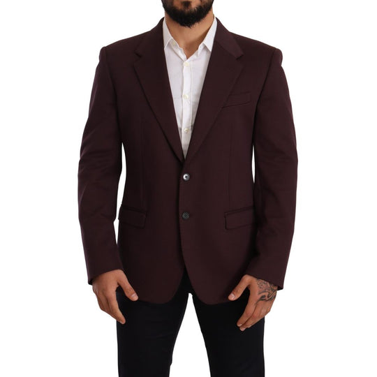 Dolce & Gabbana Purple Cotton Blazer