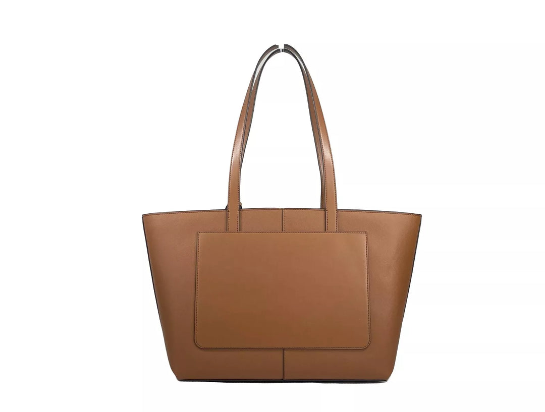 Michael Kors Medium Zip Top Tote Carryall Bag Brown