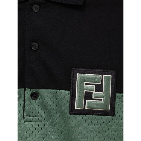 Fendi Multicolor 67 Cotton Polo Shirt