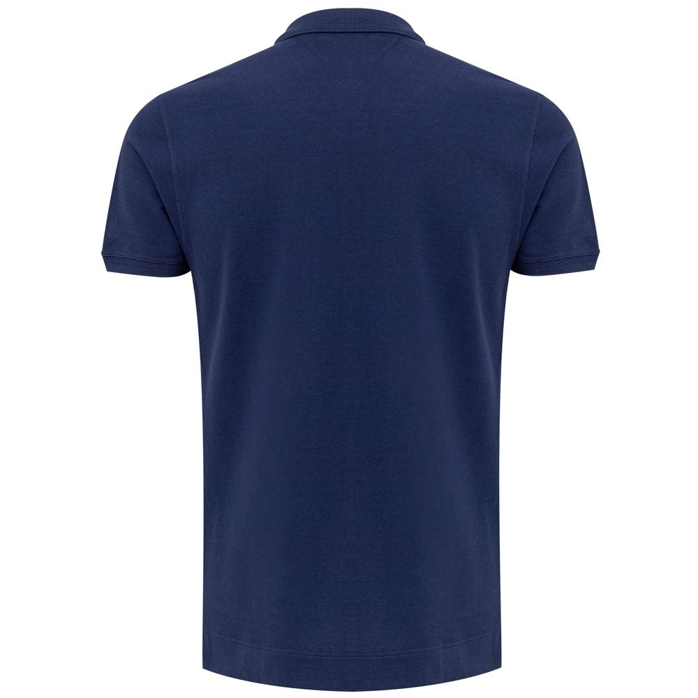 Fendi Navy Blue Cotton Polo Shirt