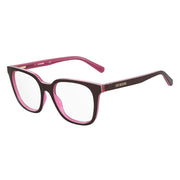 Love Moschino Burgundy Acetate Frames
