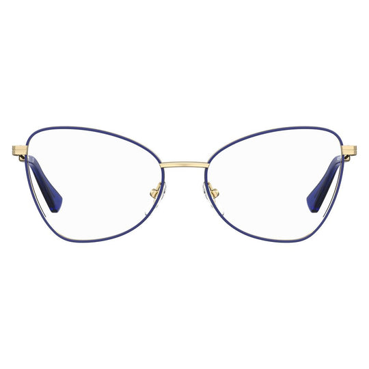 Moschino Blue Metal Frames