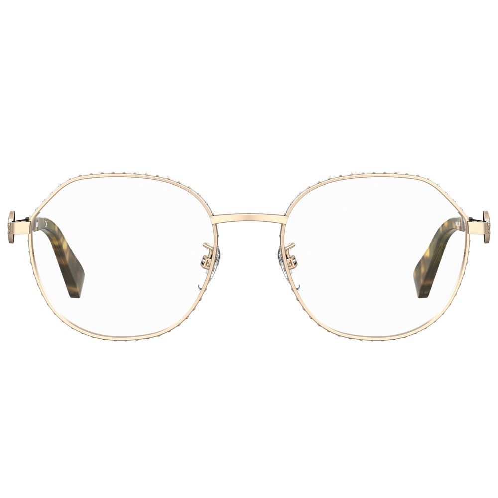 Moschino Gold Metal Frames