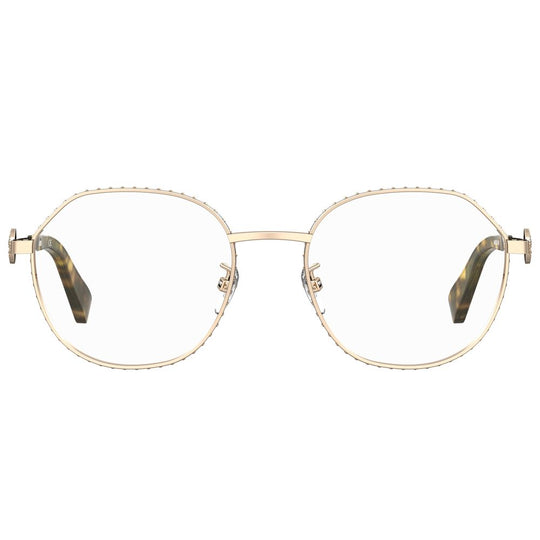 Moschino Gold Metal Frames