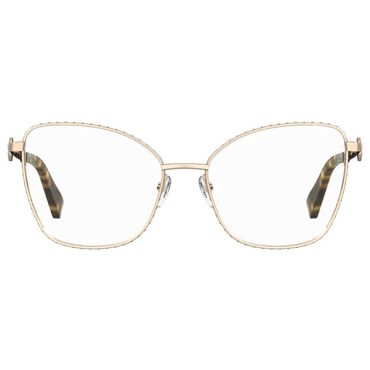 Moschino Gold Metal Frames