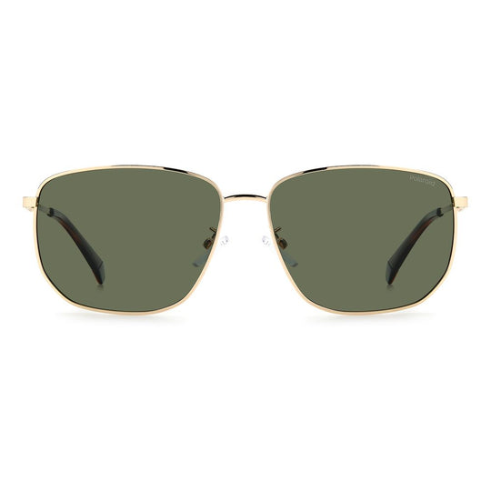 Polaroid Gold Metal Sunglasses