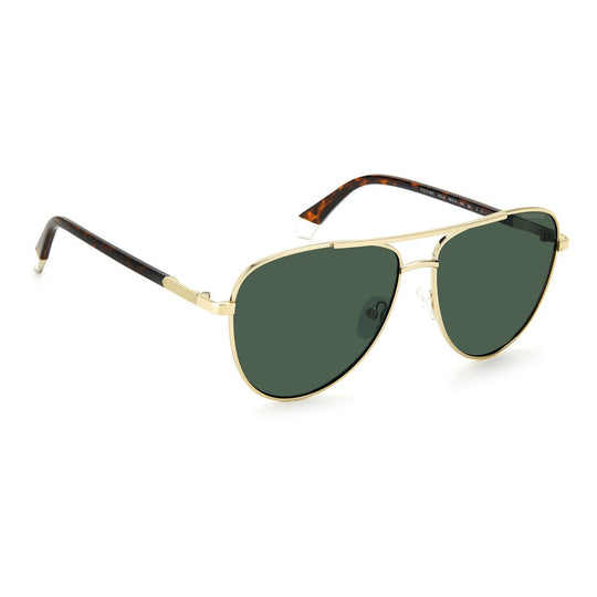 Polaroid Gold Metal Sunglasses