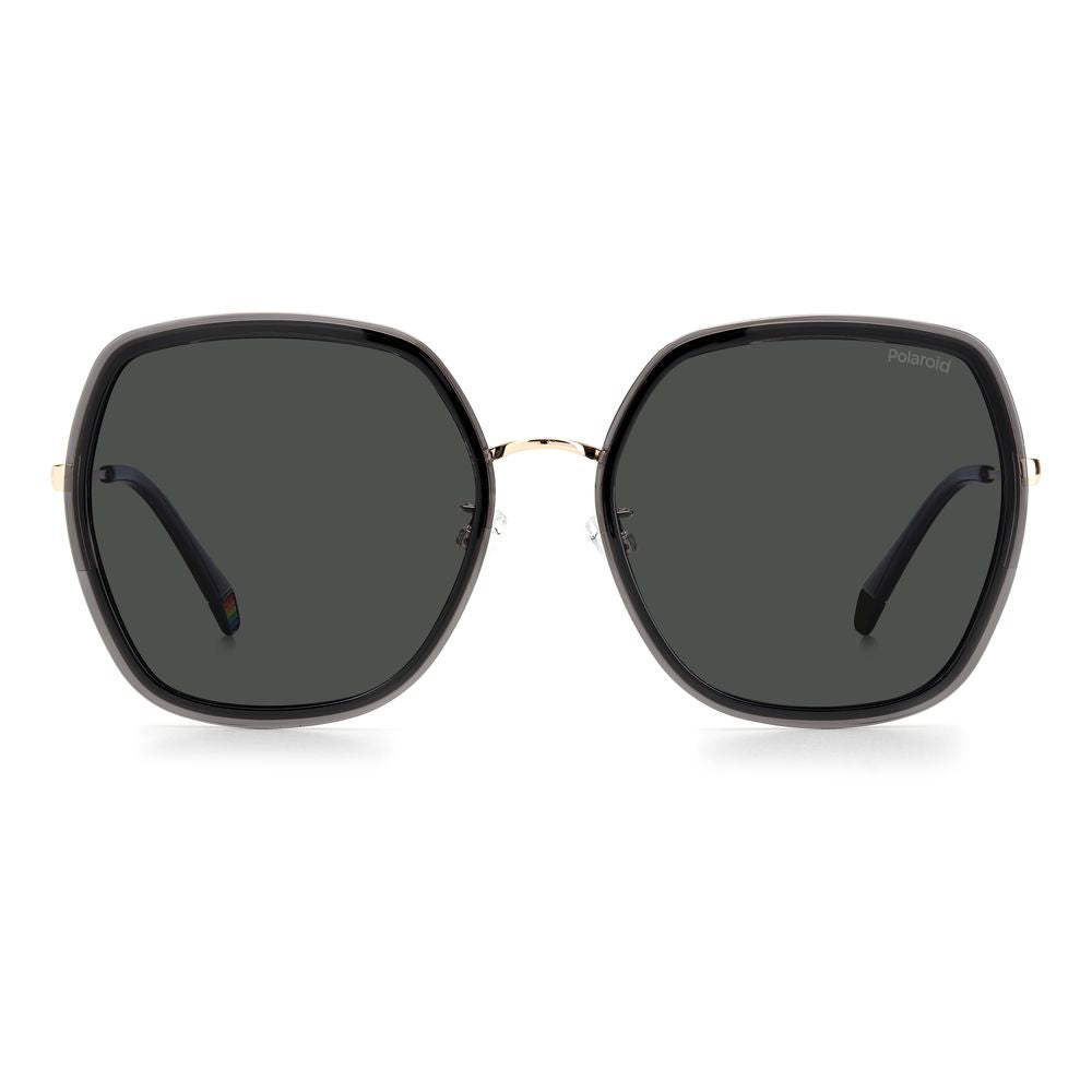 Polaroid Gray Plastic Sunglasses