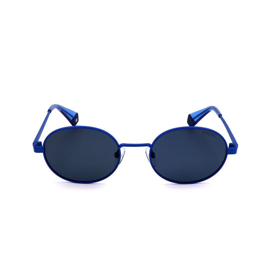 Polaroid Blue Metal Sunglasses