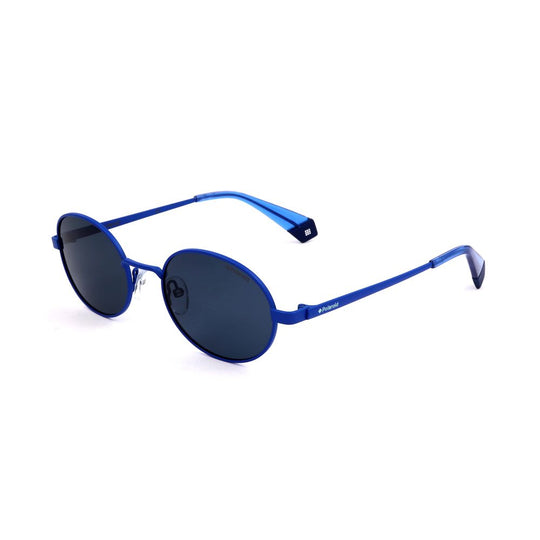 Polaroid Blue Metal Sunglasses