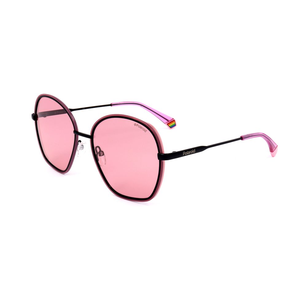 Polaroid Pink Metal Sunglasses