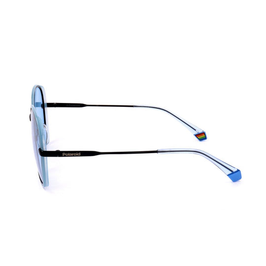 Polaroid Blue Metal Sunglasses