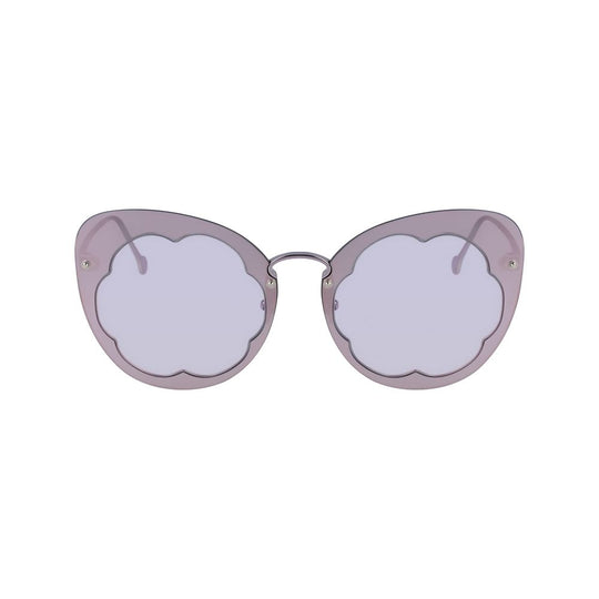 Salvatore Ferragamo Purple Metal Sunglasses