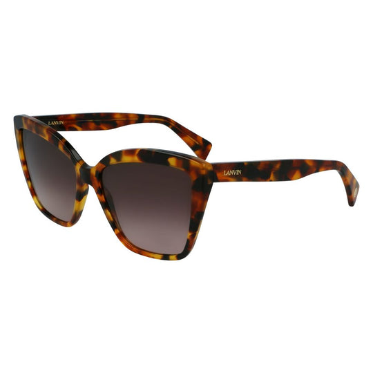 Lanvin Brown Acetate Sunglasses