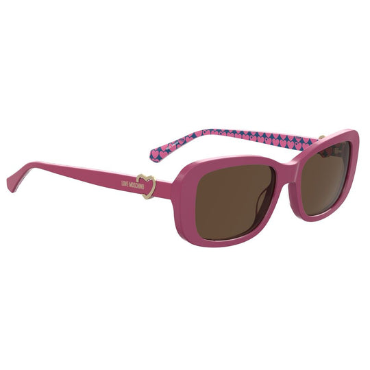 Love Moschino Fuchsia Acetate Sunglasses