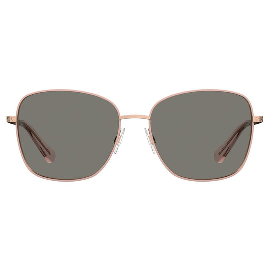 Love Moschino Brown Metal Sunglasses