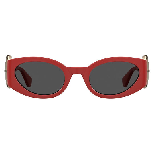 Moschino Red Resin Sunglasses