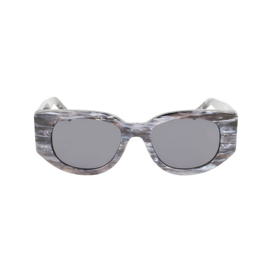 Ferragamo Gray Acetate Sunglasses