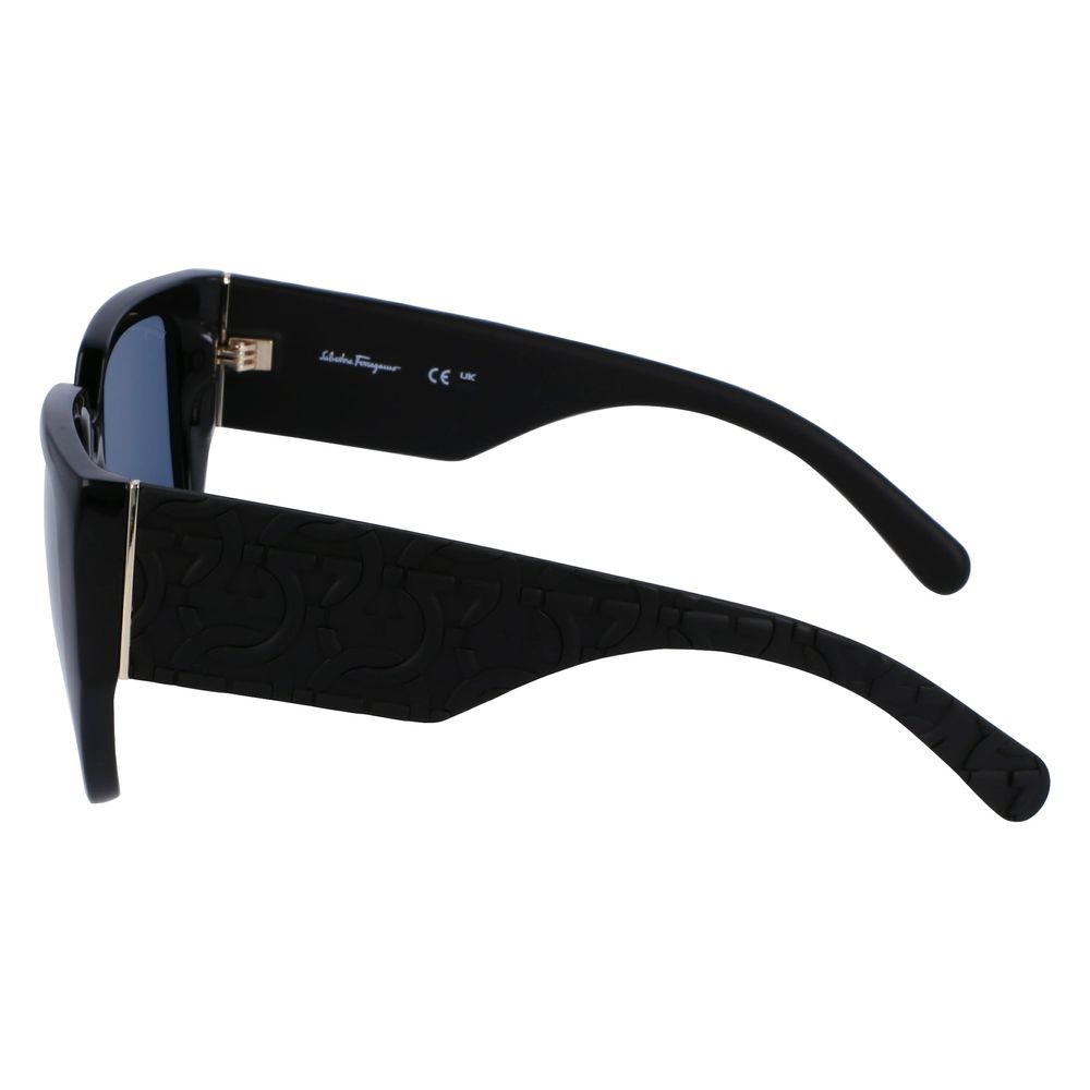 Ferragamo Black Bio Injected Sunglasses