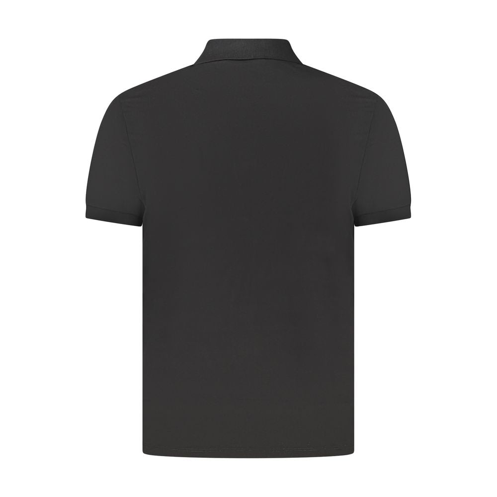 Calvin Klein Black Cotton Polo Shirt