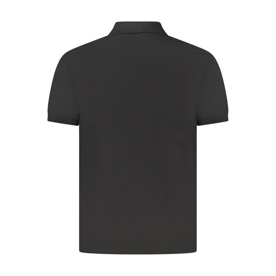 Calvin Klein Black Cotton Polo Shirt