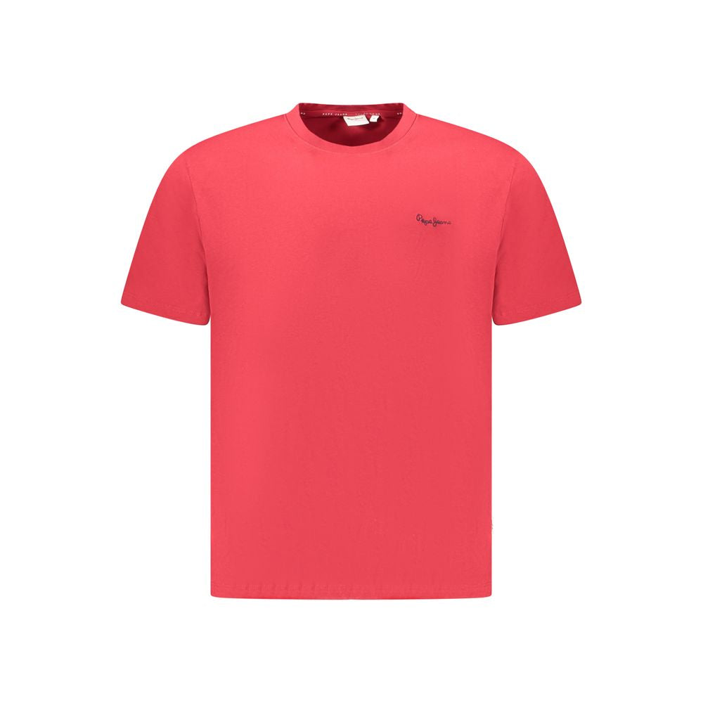 Pepe Jeans Red Cotton T-Shirt