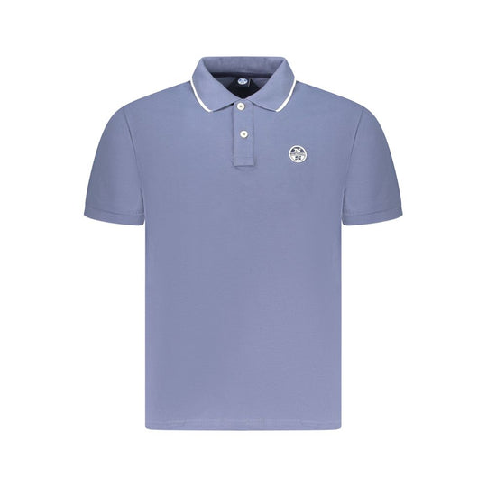 North Sails Blue Cotton Polo Shirt