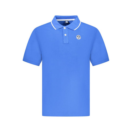 North Sails Blue Cotton Polo Shirt