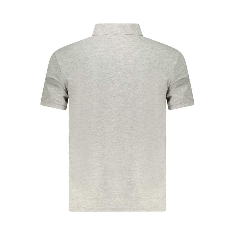 North Sails Gray Cotton Polo Shirt