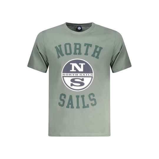 North Sails Green Cotton T-Shirt