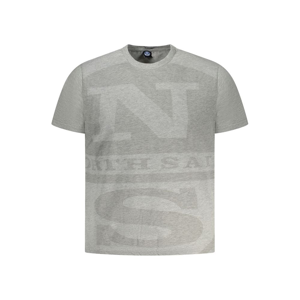 North Sails Gray Cotton T-Shirt