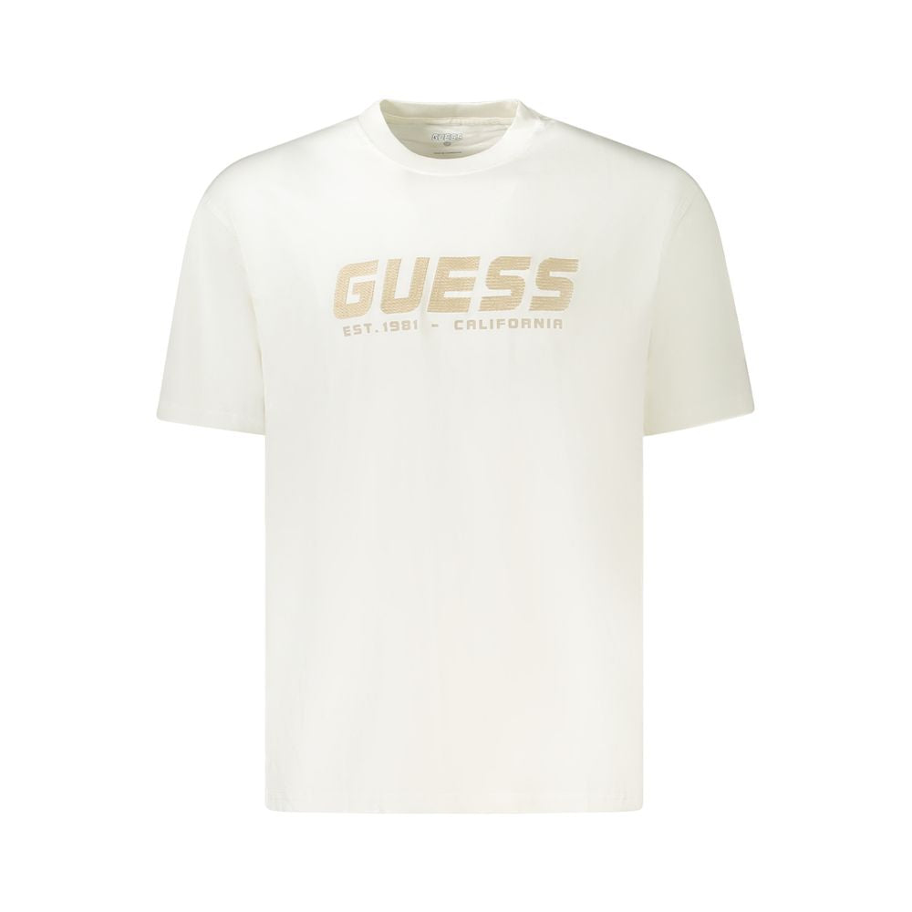 Guess Jeans Beige Cotton T-Shirt