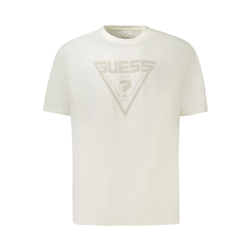 Guess Jeans White Cotton T-Shirt