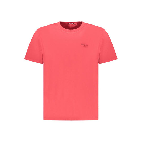 Pepe Jeans Red Cotton T-Shirt