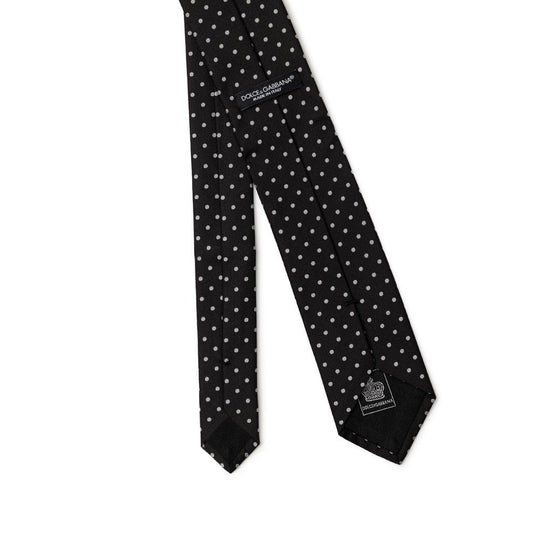 Dolce & Gabbana Black Silk Ties & Bowty